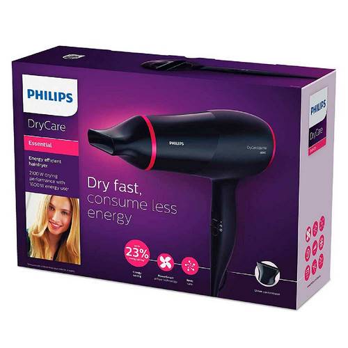 SECADOR PHILIPS BHD029/00 NEGRO 1600W