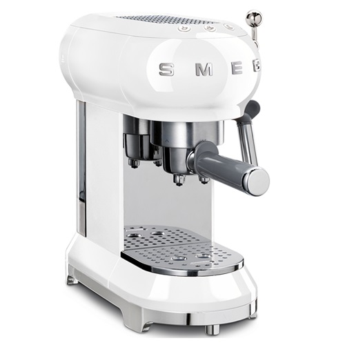 CAFETERA SMEG ECF01WHEU ESPRESSO BLANCO