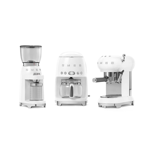 CAFETERA SMEG ECF01WHEU ESPRESSO BLANCO