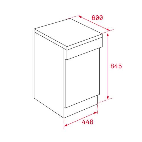 LAVAVAJILLAS TEKA LP8700 BLANC INDEP 60CM 40782052