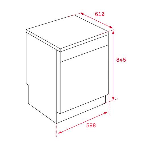 LAVAVAJILLAS TEKA LP8820 INOX INDEP 60CM 40782360