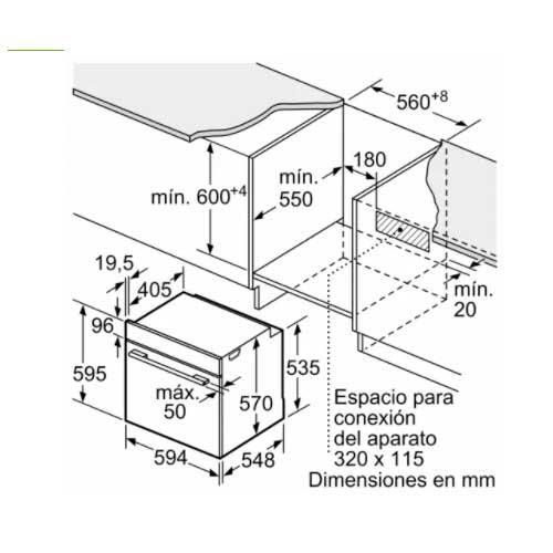 HORNO BALAY 3HB4330X0 60CM MULTIF AQUALISIS