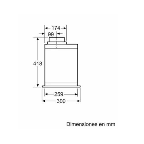 CAMPANA BALAY 3BF267EX INOX 52CM INTEG