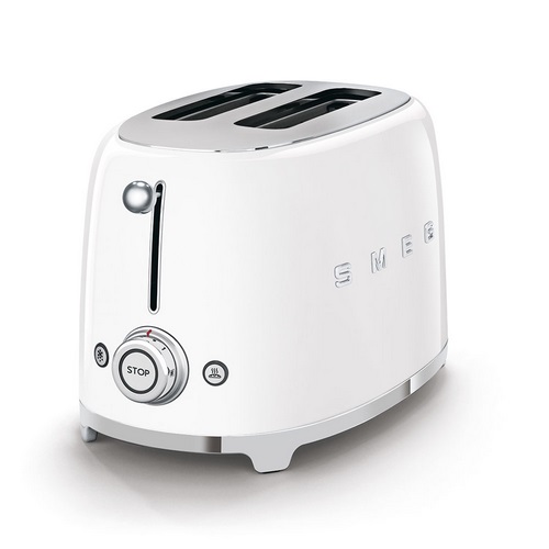 TOSTADOR SMEG TSF01WHEU BLANCA 2 REBANAS