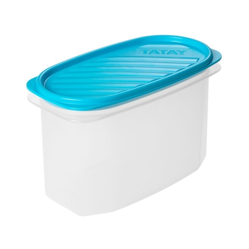 CONTENEDOR ALIM TATAY OVALADO 1,2L AZUL 11631.00