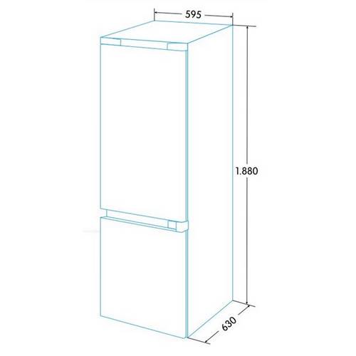 FRIGORIFICO EDESA EFC1832NF EX INOX COMB 924271266