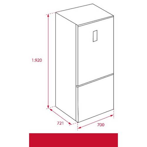 FRIGORIFICO TEKA RBF78720SS INOX 192CM 113400002