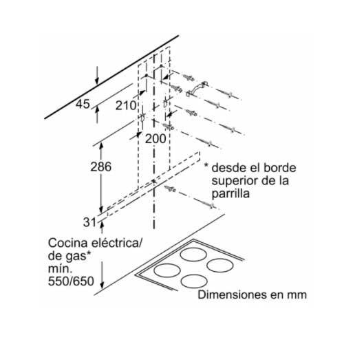 CAMPANA BALAY 3BC097EX FIJAR PARED ACERO INOX