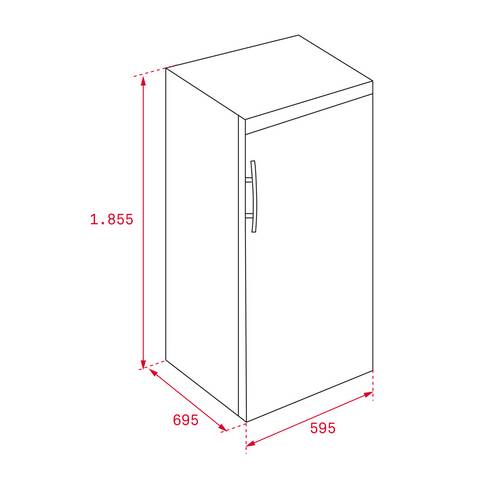 FRIGORIFICO TEKA TNF450 INOX 1PTA 40660020