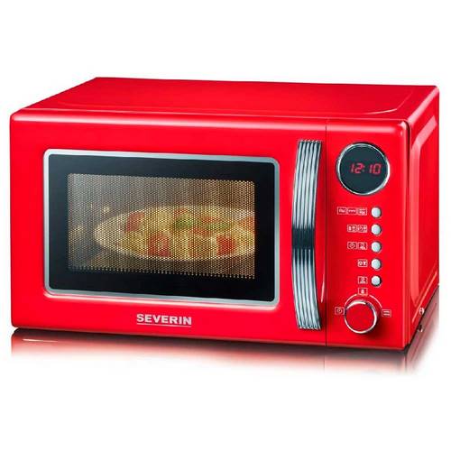 MICROONDAS SEVERIN 7893 RETRO ROJO 700W