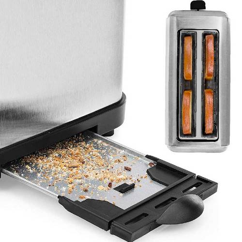 TOSTADOR PRINCESS 142389 DOBLE RANURA INOX 1500W