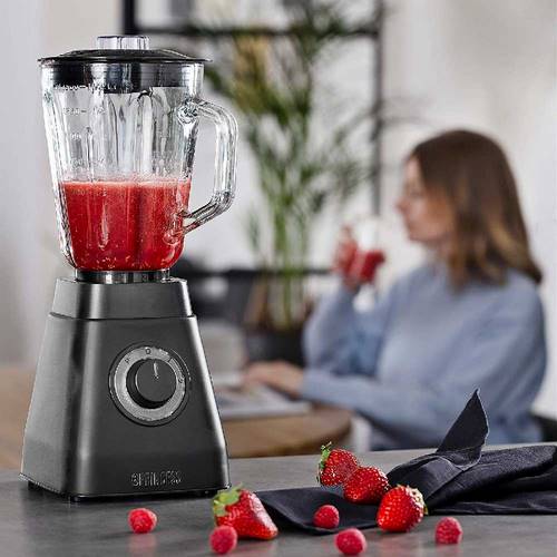 BATIDORA PRINCESS 212085 ACERO NEGRO 1000W JARRA C