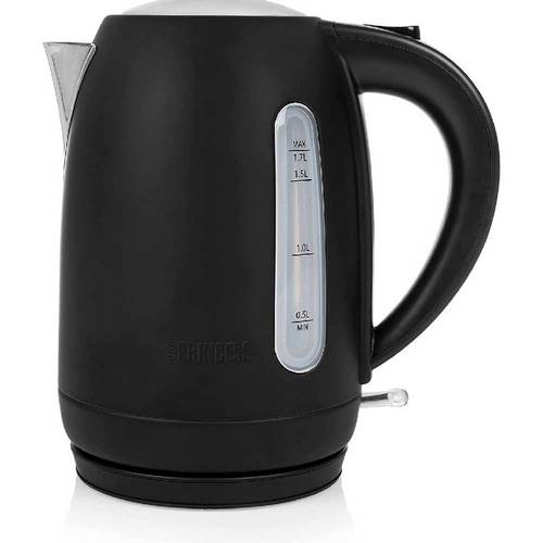 HERVIDOR PRINCESS 236032 ACERO NEGRA 1,7L 2200W