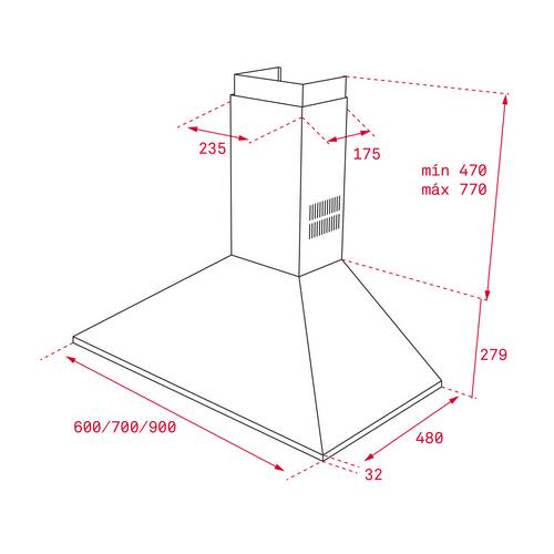 CAMPANA TEKA DBB90 NEGRO 40460442