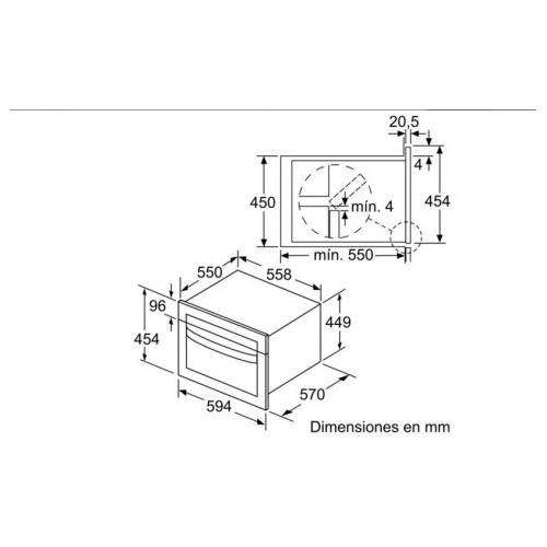 HORNO BALAY 3CW5179N0 MICROONDAS COMPACTO