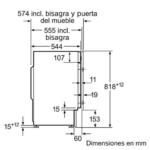 LAVADORA BALAY 3TI982B INTEG 8KG BLANC 1200RPM