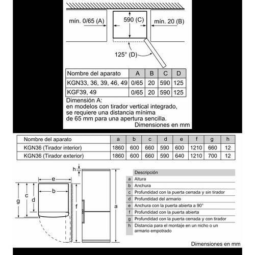 FRIGORIFICO BALAY 3KFE563XI COMBI ACERO