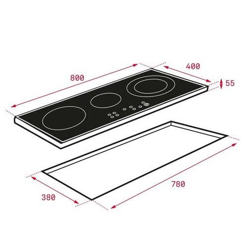 INDUCCION TEKA IZ8320HS 80CM 10210204