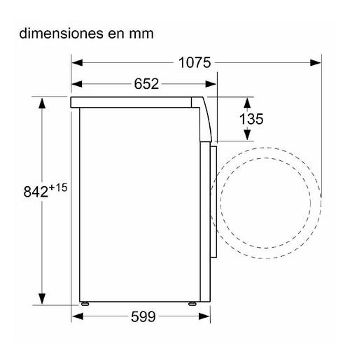 SECADORA BALAY 3SB188XP BOMBA CALOR ACERO 8KG