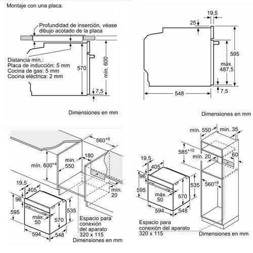 HORNO BOSCH HBB536BS0 MULTIF INOX 60CM