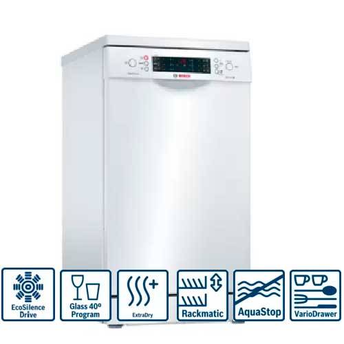 LAVAVAJILLAS BOSCH SPS66TW00E INDEP BLANCO 45CM