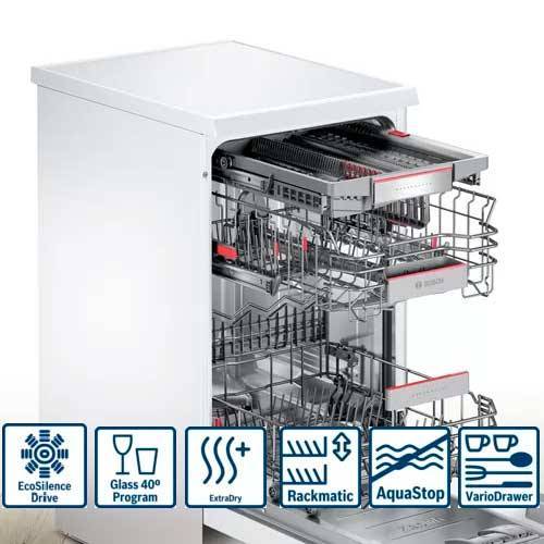 LAVAVAJILLAS BOSCH SPS66TW00E INDEP BLANCO 45CM
