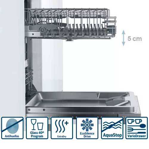 LAVAVAJILLAS BOSCH SPS66TW00E INDEP BLANCO 45CM