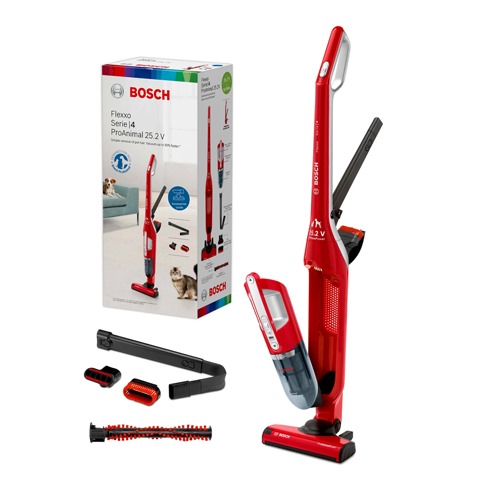 ASPIRADORA BOSCH BBH3Z0025 ESCOBA S/CABLE ROJO