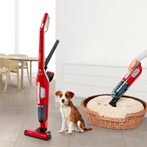 ASPIRADORA BOSCH BBH3Z0025 ESCOBA S/CABLE ROJO