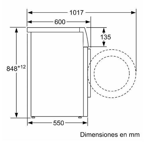 LAVADORA BALAY 3TS972B INDEP BL 7KG 1200RPM