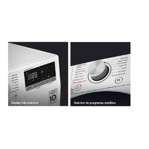 LAVADORA LG F4WV3008S6W C.FR 8KG BL 1400RPM