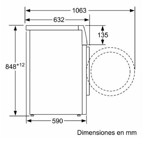 LAVADORA BOSCH WAN28281ES C.FR BL 8KG 1400RPM
