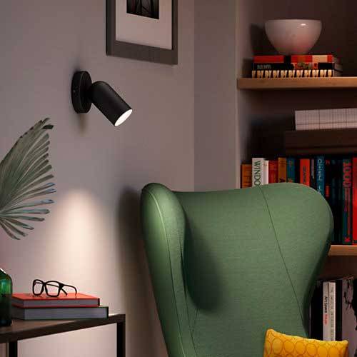 FOCO PHILIPS PONGEE 1XNW NEGRO 5058130PN