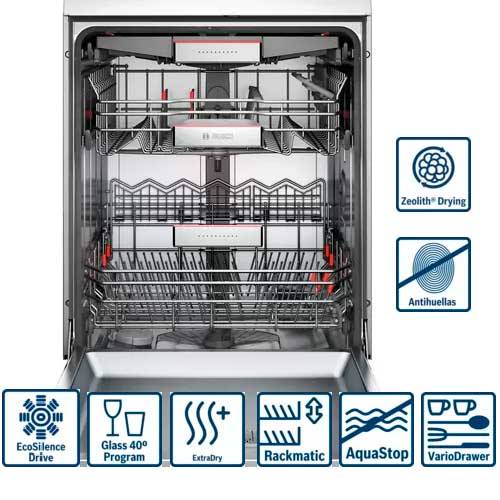 LAVAVAJILLAS BOSCH SMS68TI03E INDEP INOX 60CM
