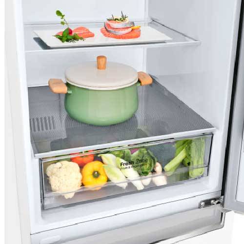 FRIGORIFICO LG GBP61SWPFN COMBI BLAN 186X60 A+++