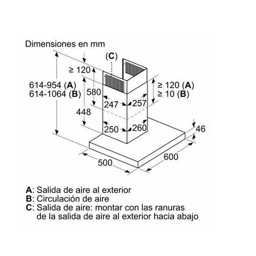 CAMPANA BALAY 3BC967GX PARED