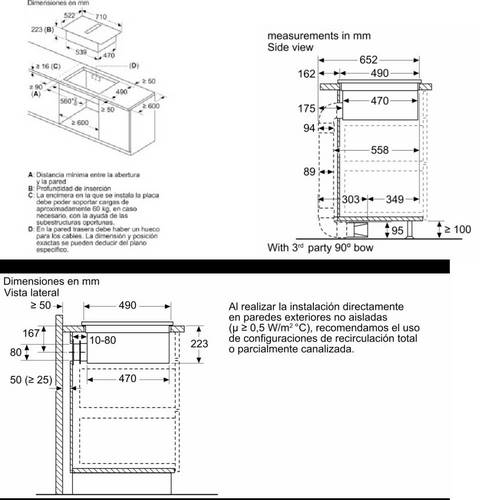 INDUCCION BOSCH PVQ731F25E EXTRACTOR 70CM