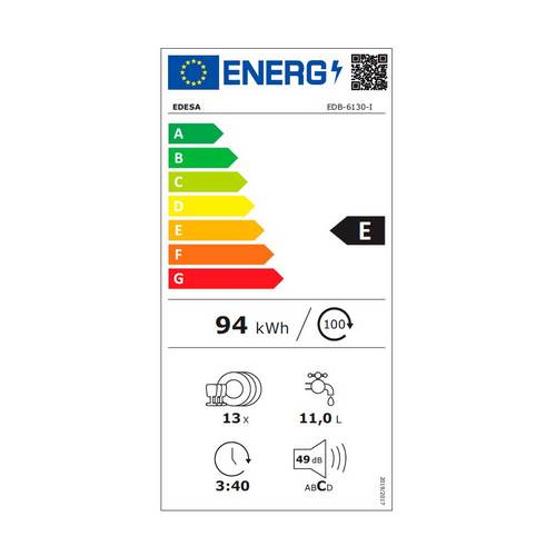 LAVAVAJILLAS EDESA EDB6130I INTEG 60CM 926270312