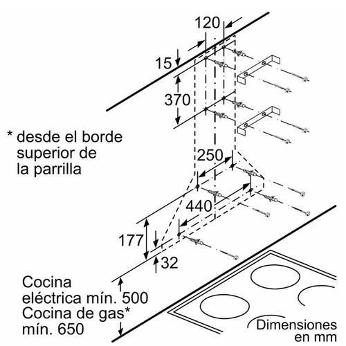 CAMPANA BALAY 3BC663MX DECORATIVA PARED INOX 60CM