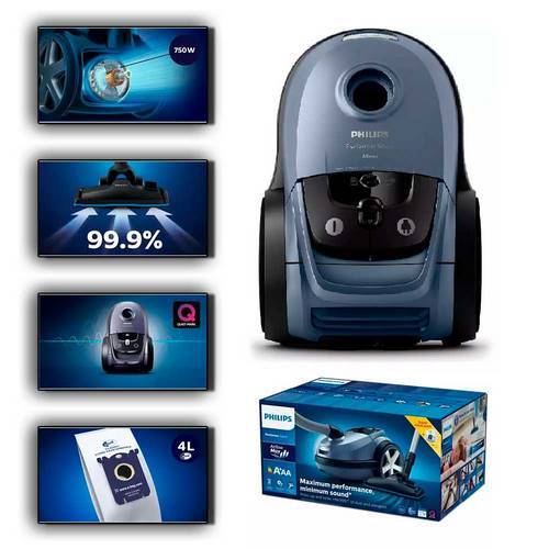ASPIRADORA PHILIPS FC8786/09 BOLSA PERFORMER SILEN