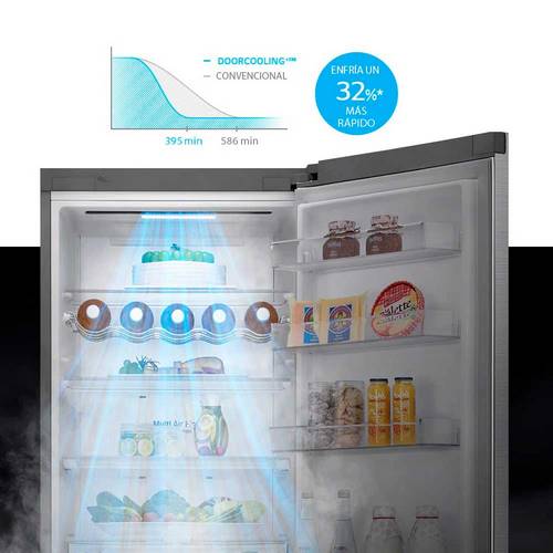 FRIGORIFICO LG GBB71SWEFN COMBI BLANCO 1,86M