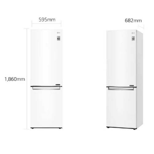 FRIGORIFICO LG GBB71SWEFN COMBI BLANCO 1,86M