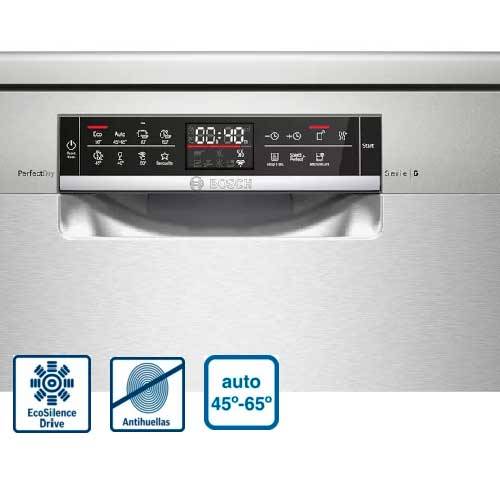 LAVAVAJILLAS BOSCH SMS6ZCI42E INDEP INOX 60CM