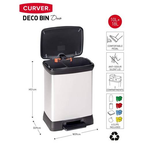 CUBO PEDAL CURVER DECOBIN 10+18L 203291