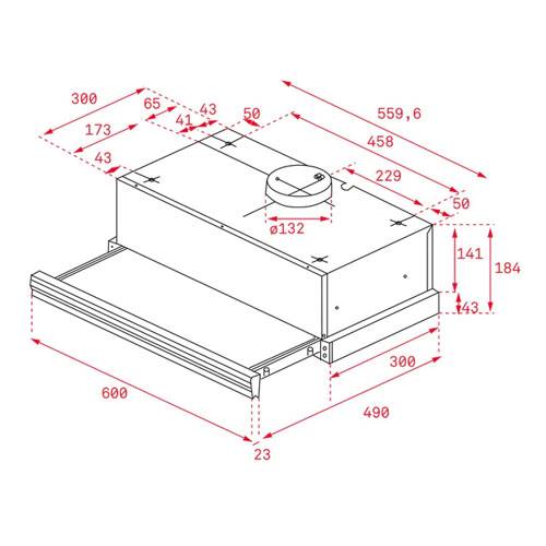 CAMPANA TEKA CNL6415 PLUS BK NEGRA 40436822