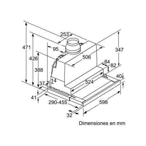 CAMPANA BOSCH DFS067K51 TELESCOPICA EXTR