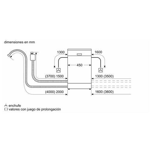 3VT5330DA Lavavajillas integrable