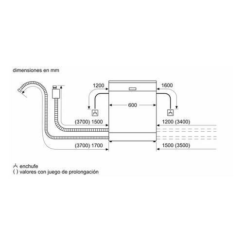 LAVAVAJILLAS BOSCH SMH6ZDX00E INTEG 60CM SERIE6