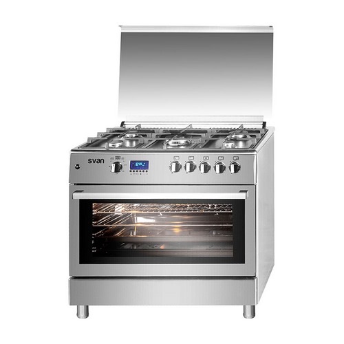 COCINA SVAN SVK9561FX INOX 5FGOS GAS 90CM