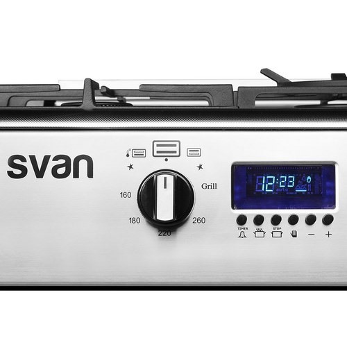 COCINA SVAN SVK9561FX INOX 5FGOS GAS 90CM